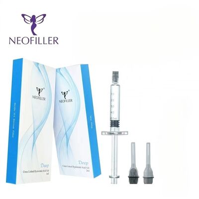 Неофиллер с перекрестным соединением гиалуроновой кислоты Dermal Filler Инъекционный гель подбородок Lip Fillers Увеличение объема лица