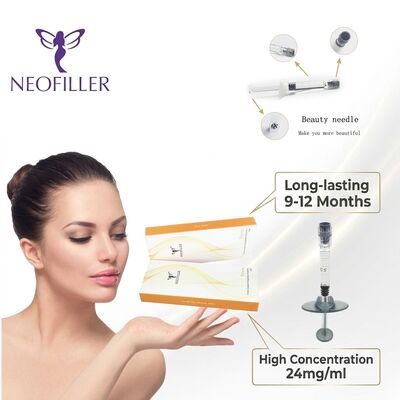 Неофиллер с перекрестным соединением гиалуроновой кислоты Dermal Filler Инъекционный гель подбородок Lip Fillers Увеличение объема лица