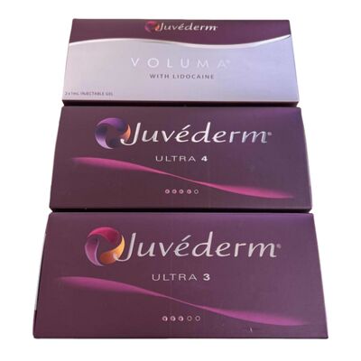Противоморщины Juvederm Dermal Filler 1 мл Шприц 1 мл 2 шприца Профессиональный для контурного оформления лица и уменьшения морщин