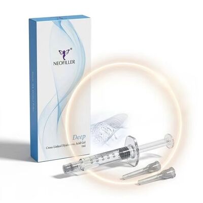 Инъекционный гиалуроновый кислота Dermal Filler Противовозрастное лицевое омоложение Лечение тонких линий Увеличение объема