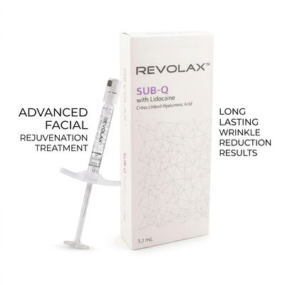 24 мгл Revolax Dermal Filler Инъекция Глубина Средняя до глубокой концентрация дермы 20 мгл Раствор для увеличения объема лица