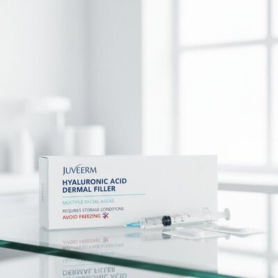 Гиалуроновая кислота Juvederm Dermal Filler Подходит для нескольких областей лица и требует условий хранения Избегайте заморозки