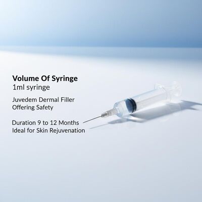 Объем шприца 1 мл шприц Juvederm Dermal Filler, обеспечивающий безопасность Длительность от 9 до 12 месяцев Идеально подходит для омоложения кожи