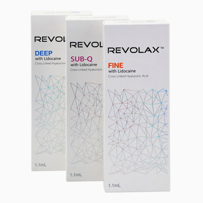 Высокая биосовместимость Revolax Dermal Filler Injectable Gel для коррекции морщин лица и омолаживания кожи
