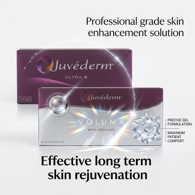 Филлер для линии подбородка Juvederm, гиалуроновая кислота, дермальный филлер для лифтинга нижней части лица, коррекции брылей 24 мг/мл