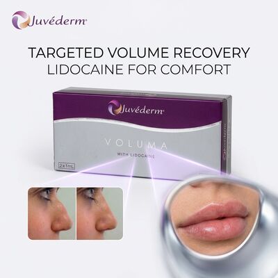 Филлер Juvederm для полного лица на основе гиалуроновой кислоты для полного восстановления объема лица, антивозрастной эффект