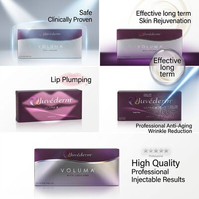 Juvederm Temple Filler Гиалуроновая кислота Дермальное наполнитель для восстановления временного порошкового объема 24 мг/ мл