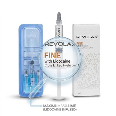 Revolax Sub-Q наполнитель челюсти монофазный гиалуроновый кислотный дермальный наполнитель 1.1 мл для контура челюсти