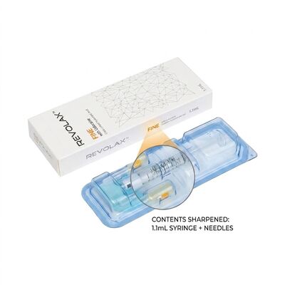 Revolax Fine Glabellar Filler Monophasic Hyaluronic Acid Dermal Filler 1.1ml для коррекции морщины