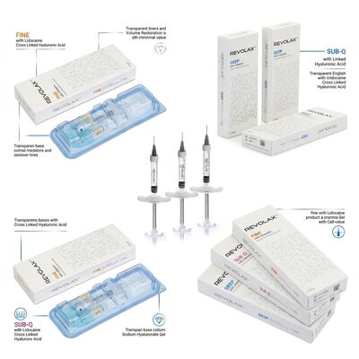 Revolax Fine Forehead Filler Monophasic Hyaluronic Acid Dermal Filler 1.1ml for Forehead Line Correction