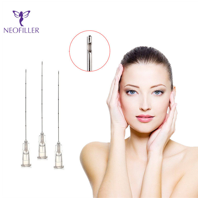 заполнитель красоты 30G используя Cannula Cannula тупой для заполнителей Hyaluronic кисловочные 40mm 50mm