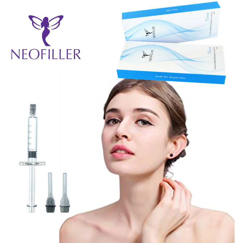 Высокоэффективный 24 мг/ мл гиалуроновой кислоты Dermal Filler 9-12 месяцев Долговечность Хранение при комнатной температуре