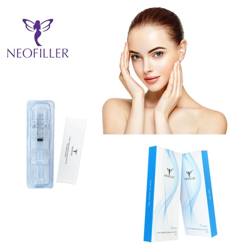 Прозрачная гиалуроновая кислота Dermal Filler Инъекционный гель Красивое улучшение кожи Лечение омоложения лица