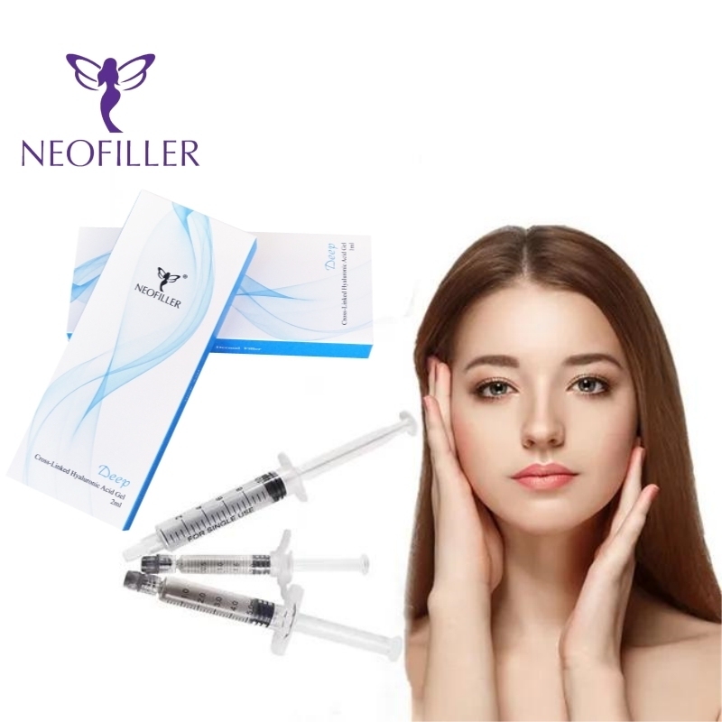 Неофиллер глубокий 24 мг- мл гиалуроновой кислоты Dermal Filler Injectable Gel 9-12 месяцев Долговечность Гиподермическая инъекция