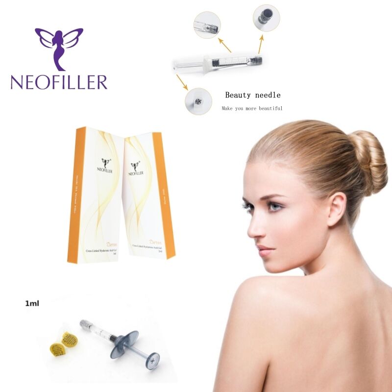 Гиподермический инъекционный гиалуроновый кислотный дермальный наполнитель для омоложения лица, уменьшения морщин и гидратации кожи