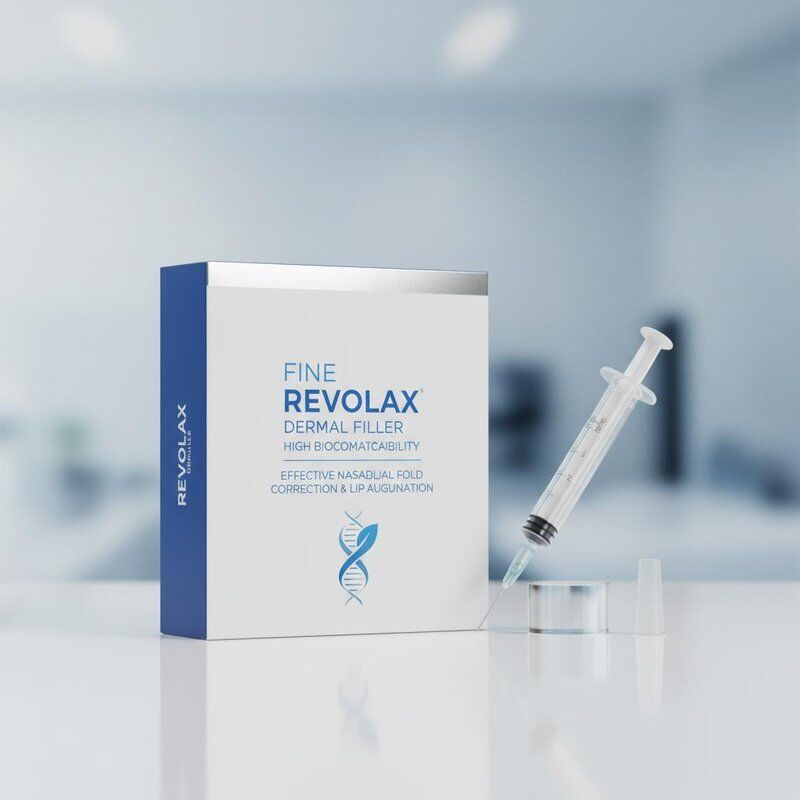 Прекрасное Dermal Filler Revolax с высокой биосовместимостью для эффективной коррекции носолобиальных складков и увеличения губ