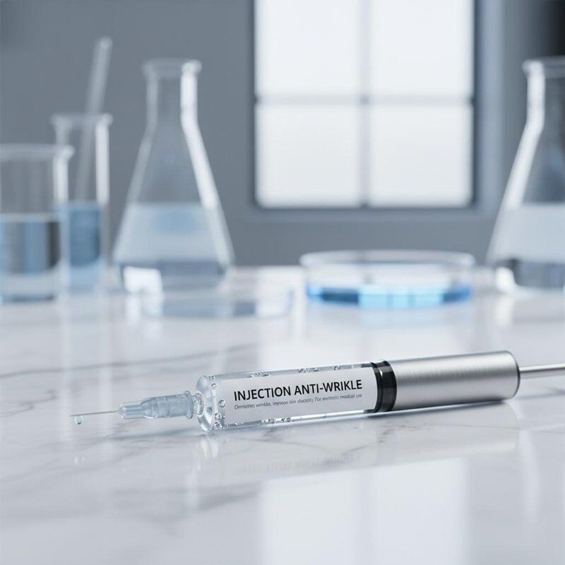 Injection Anti Wrinkle treatment created to diminish wrinkles and improve skin elasticity suitable for aesthetic medical