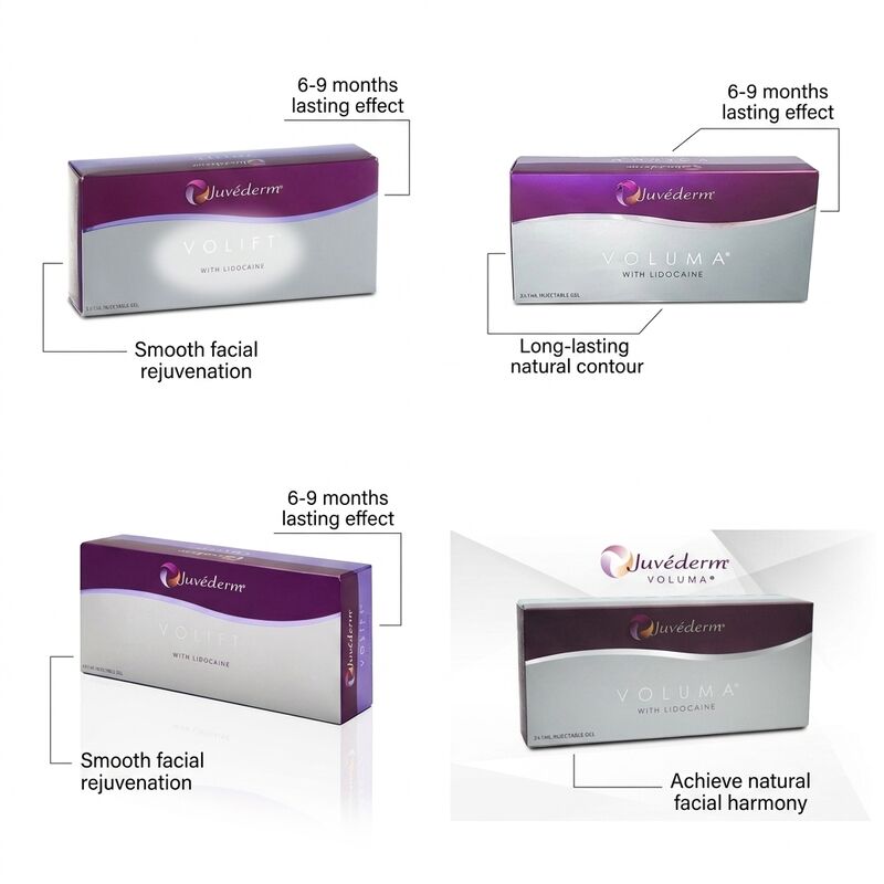 До 12-18 месяцев Juvederm Dermal Filler 1 мл 2 шприца Посылка DHL UPS FEDEX Долговечное решение для улучшения лица