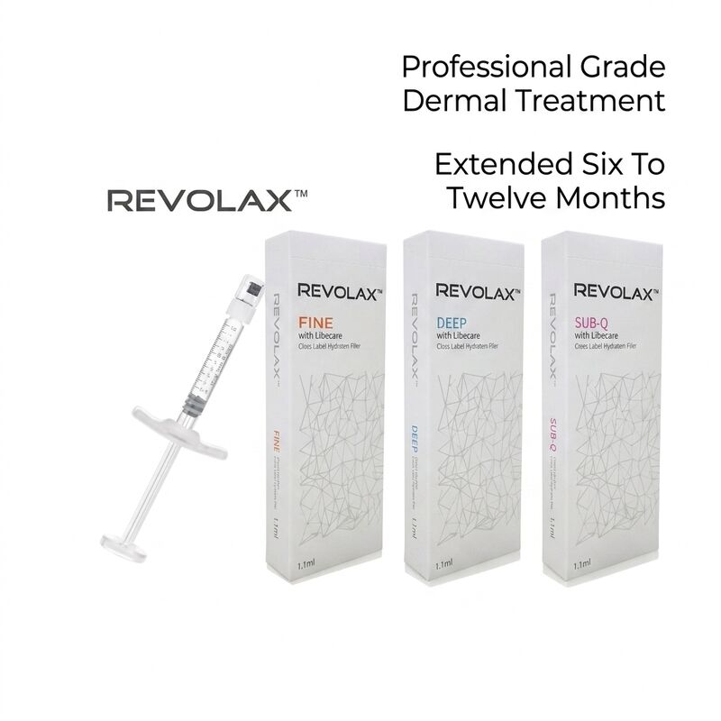 Гиалуроновая кислота Revolax Dermal Filler безопасный инъекционный раствор для уменьшения морщин, контурирования лица и увлажнения кожи.