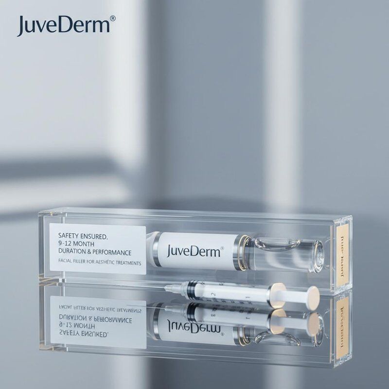 Безопасность гарантирована: филлер для лица Juvederm обеспечивает продолжительность действия от 9 до 12 месяцев и эффективность при эстетических процедурах.