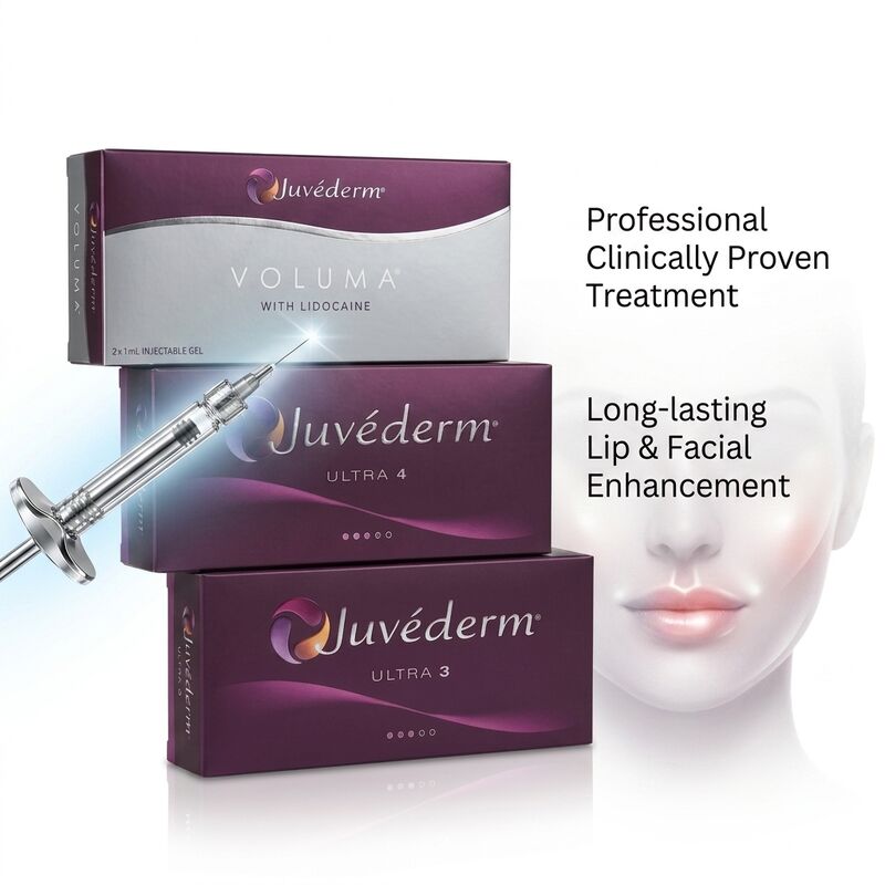 Филлер Juvederm для полного лица на основе гиалуроновой кислоты для полного восстановления объема лица, антивозрастной эффект