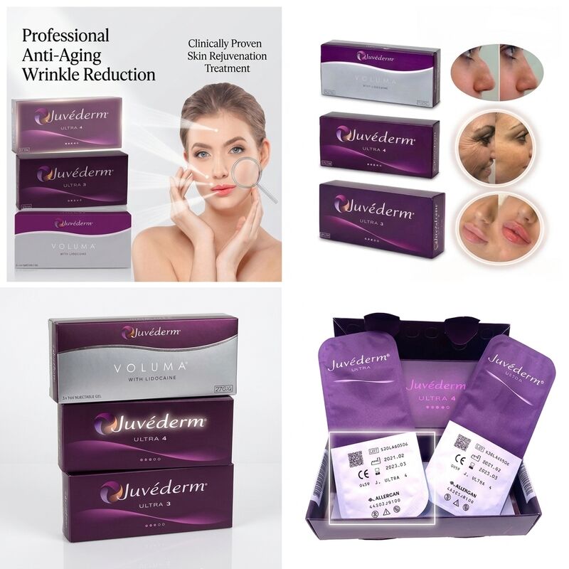 Juvederm Ultra 3 Наполнитель носолобиальных складков Гиалуроновая кислота Дермальное наполнитель для сглаживания линий улыбки 24 мг/ мл